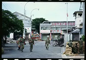 Gurkha Troops Patrolling the Border