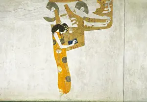 Musicians Prints: Gustav Klimt. Beethoven Frieze. 1902