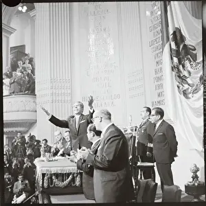Gustavo Diaz Ordaz Addressing Congress