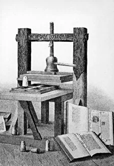 Archive Photo Gallery: Gutenberg Printing Press