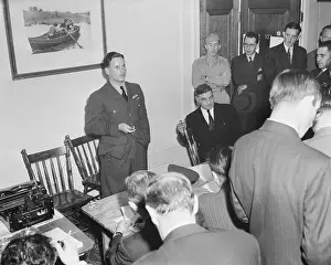 Province Prints: Guy Gibson at Press Conference