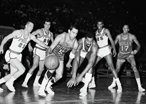 Guy Rogers and Wilt Chamberlain