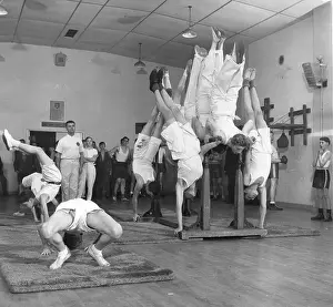 Upside Down Prints: Gymnastics