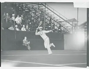 H. Ellsworth Vines in Tennis Action