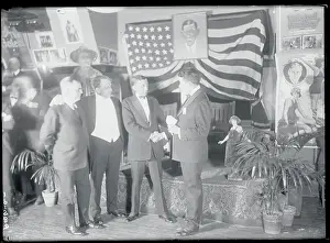 Hays Prints: Will H. Hays Being Congratulated by Press Club President