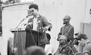 H. Rap Brown Addressing Crowd