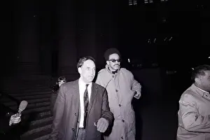 H. Rap Brown Leaving New York Federal Courthouse