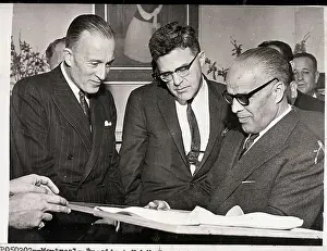 Manuscript Prints: Habib Bourguiba Looks at Manuscript