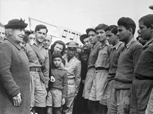 Palestine Prints: Hadassah Founder Henrietta Szold with Citizens