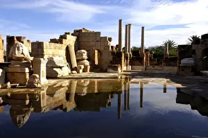 Reflective Prints: Hadrianic baths Leptis Magna Libya