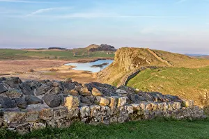 Images Dated 22nd April 2015: Hadrians Wall, Evening Sunset