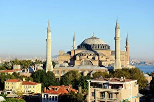 Images Dated 25th September 2012: Hagia Sophia, Ayasofya, UNESCO World Heritage Site, European side, Istanbul, Turkey