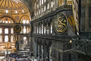 Images Dated 4th September 2014: Hagia Sophia Grand Mosque in Istanbul, Turkey