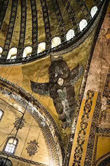 Images Dated 4th September 2014: Hagia Sophia mosque interior