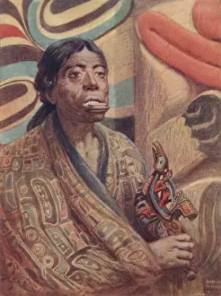 America H Prints: Haida Woman