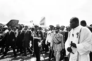 Airport Prints: Haile Selassie Arrives In Kingston Jamaica