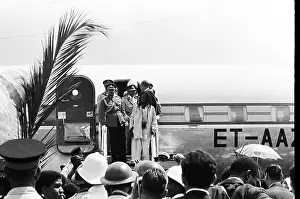 Acr044232 Prints: Haile Selassie Arrives In Kingston Jamaica