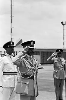 Airport Prints: Haile Selassie Arrives In Port Of Spain Trinidad