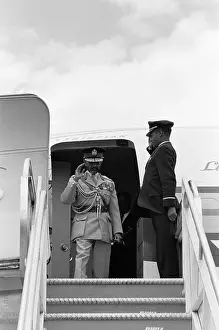 Airport Prints: Haile Selassie Arrives In Port Of Spain Trinidad