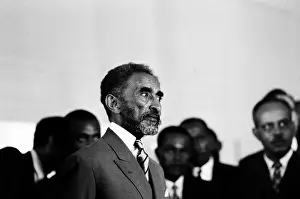 Acr044232 Prints: Haile Selassie Attends A Reception In Kingston Jamaica