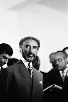 Acr044232 Prints: Haile Selassie Attends A Reception In Kingston Jamaica