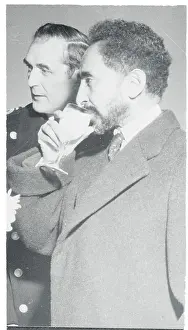 Haile Selassie Drinking Milk