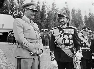 Haile Selassie Greeting Marshall Tito