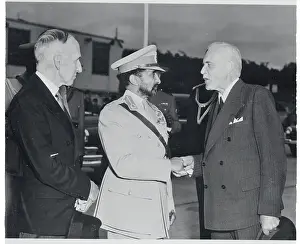 Ottawa Prints: Haile Selassie I Shaking Hands with Louis St. Laurent