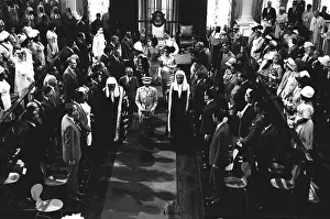 Formally Dressed Prints: Haile Selassie Leaves Parliament In Port Of Spain Trinidad