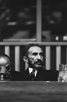 Acr044232 Prints: Haile Selassie Prepares To Address The United Nations