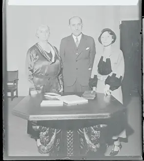 Haim Yassky Posing with Zionist Women