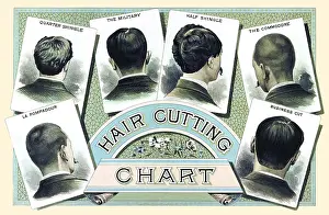 Heads Prints: Hair Cutting Chart
