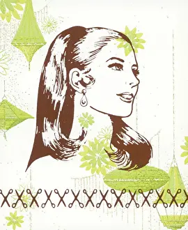 Hair Care Prints: Hair model