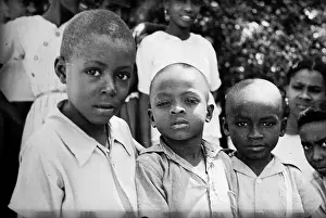 In Line Prints: Haitian Children