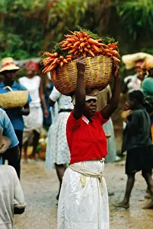Carrot Prints: Haitian Woman Selling Carrots