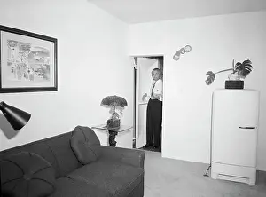 Shelter Prints: Hal Hayes Stands Standing In Doorway