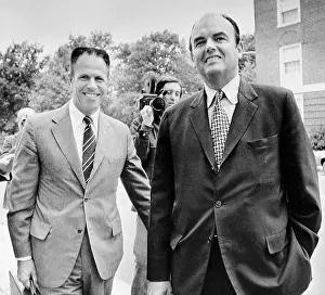 Haldeman and Erlichman Arrive at a Senate Building