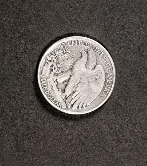 Dollar Prints: Half-Dollar Or Fifty-Cent Coin