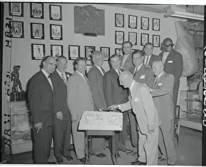 Braddock Prints: Hall of Famers at Party