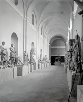 Naples Prints: Hall of Statues of Emperors