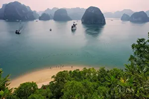 HaLong bay in the early morning