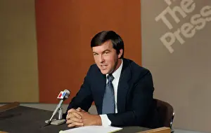 Hamilton Jordan Speaking on Television Show Meet the Press