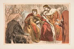 Images Dated 5th May 2016: Hamlet by Shakespeare engraving 1870