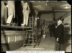 Repairing Prints: Hammerstein Inspects Theater Remodeling