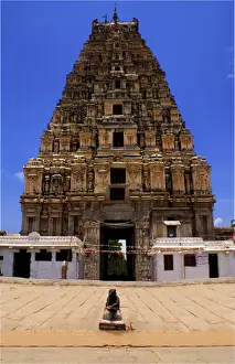 Hinduism Prints: Hampi Virupaksha Temple, Hampi, Karnataka, India
