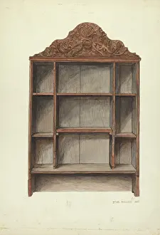 Art Gallery Prints: Hand Carved Cabinet