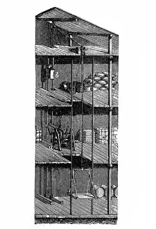 Elevator Prints: Hand goods lift