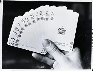 Vice Prints: Hand Holding Playing Cards
