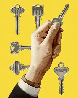 Wrist Prints: Hand and Variety of Keys