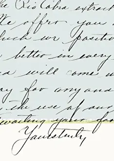 Illustrati Prints: Hand Written Letter
